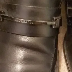 Hugo Boss Horse Bit Leather Loafers Shoes 6.5 s-l400.jpg main image 3